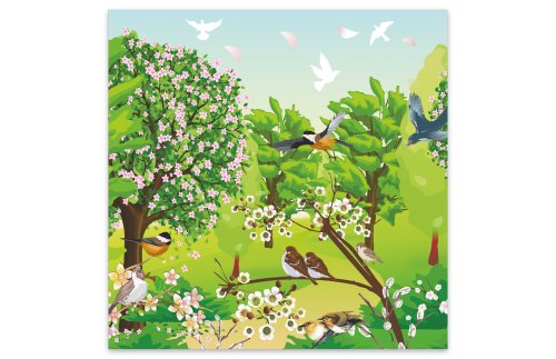 Баннер "Весна. Птицы" 49316