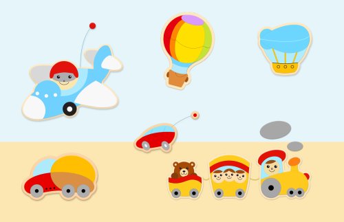 Комплект декораций "Поездка" 49627