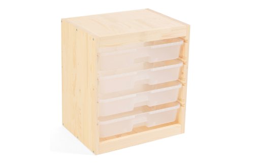 Игровой стеллаж 520х460 с комплектом контейнеров №1 / система хранения Игротека 8518рос