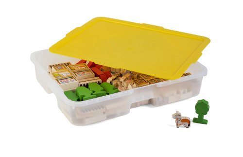 Деревянный конструктор Фермер / 126 деталей в системе хранения Игротека 7718рос