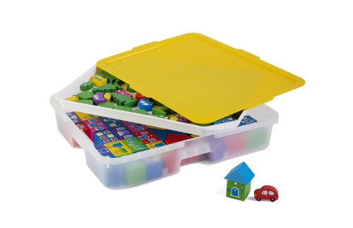 Деревянный конструктор Большой город / 123 детали в системе хранения Игротека 7709рос