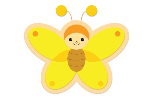 Декорация "Бабочка" малая 22х15 см 49964