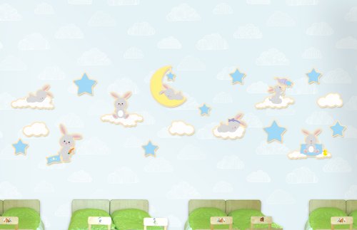 Комплект декораций для спальни "Зайчики" 7 метров 50394