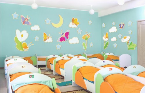 Комплект декораций для спальни "Бабочки" на 2 стены 50395