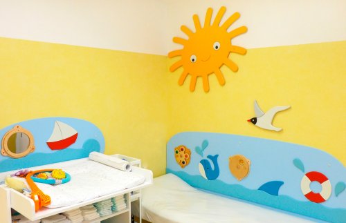 Уголок профориентации «Кабинет педиатра» в морском стиле.   