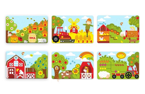 Комплект бизибордов для профориентации. Зона «Ферма» 49422