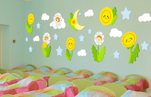Комплект декораций для спальни "Одуванчики" 7,5  метров 50814
