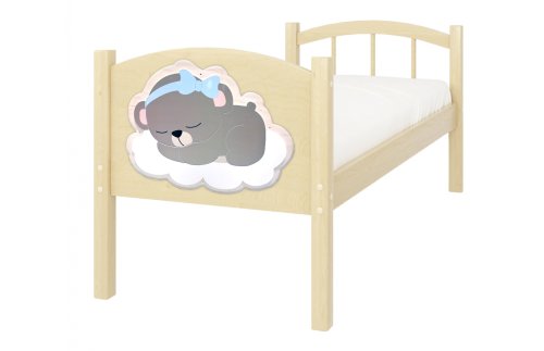 Кровать одноярусная "Мишутка" 51213