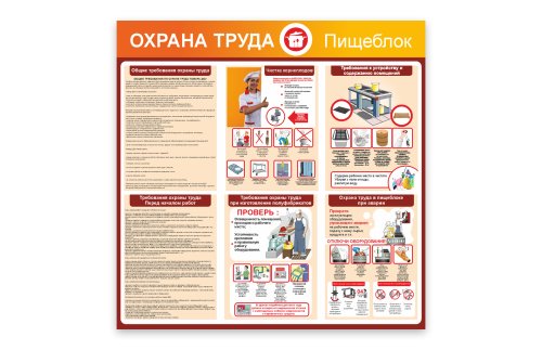 Стенд "Охрана труда.Пищеблок" 51227