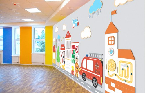 Комплект развивающих профориентационных панелей "Служба спасения" 51556