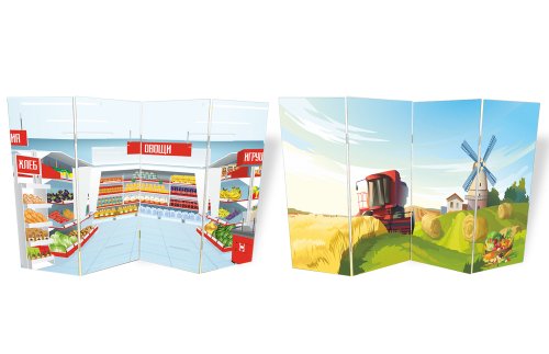 Двусторонняя ширма "Магазин-Ферма"  51662