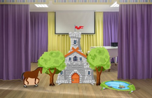 Комплект декораций “У замка” 51672