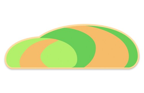 Декорация "Дороги" 121х41 см 51716