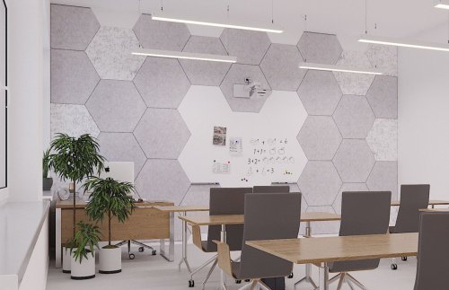 Оформление зоны доски "Соты" ЗД-23