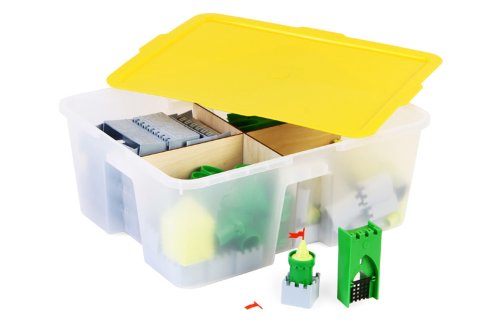 Конструктор Рыцарский Замок 200 деталей в системе хранения Игротека 7128рос