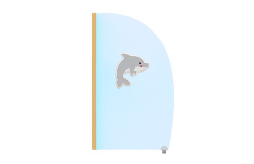 Перегородка "Дельфин Дэн" 60х104 см 52333