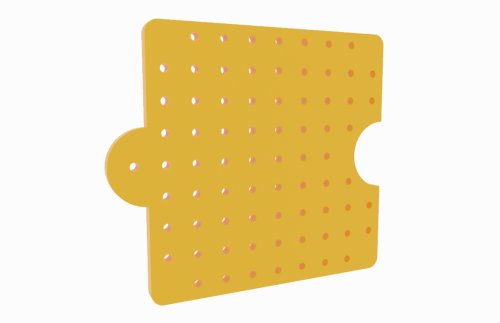 Декоративная панель "Пазл" с перфорацией 50х50 см 52639