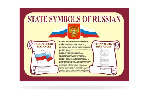 Стенд State symbols of Russian Н2325-5