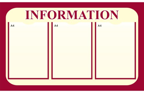 Стенд Infomation (информационный) Н2325-17