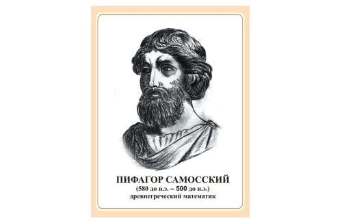 Стенд портрет Пифагор Самосский Н2324-14