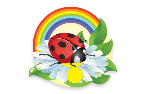 Крепление для рисунка Божья коровка 6365