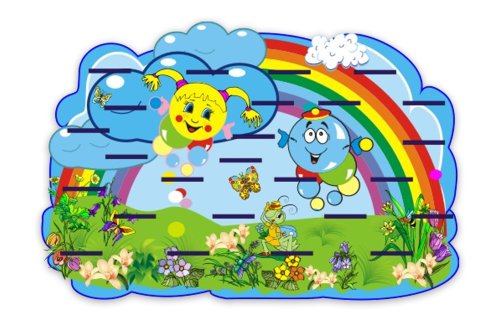 Стенд-подставка для лепки (30 полок) 00340Р