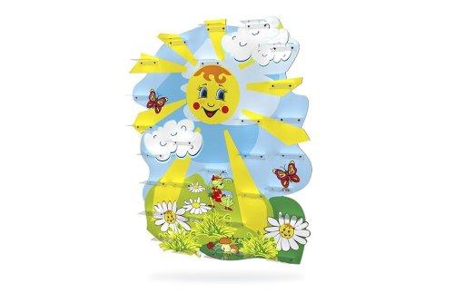 Стенд-подставка для лепки (30 полок) 00504Р