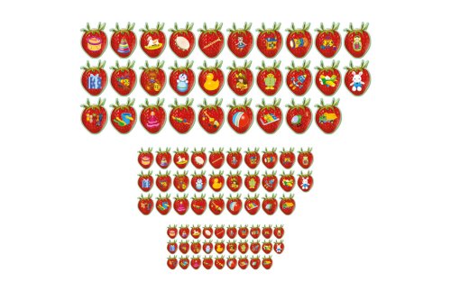 Комплект наклеек "Клубничка" Н1040