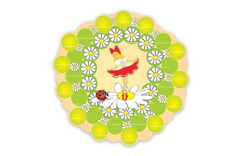 Стенд для поделок на 30 полочек "Дюймовочка" 4942