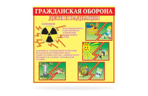 Стенд Дети и радиация 00037Р