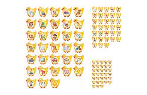 Маркировочные наклейки "Утята" М3812