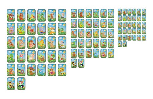 Комплект наклеек из набора Паровозик М2912