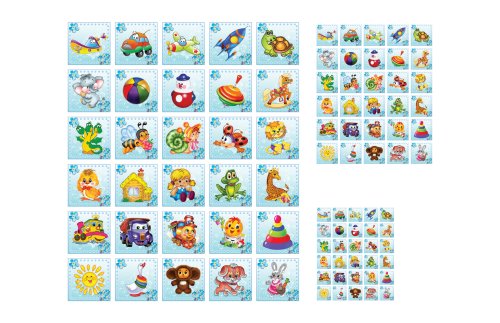 Комплект маркировочных наклеек "Незабудка" М2712