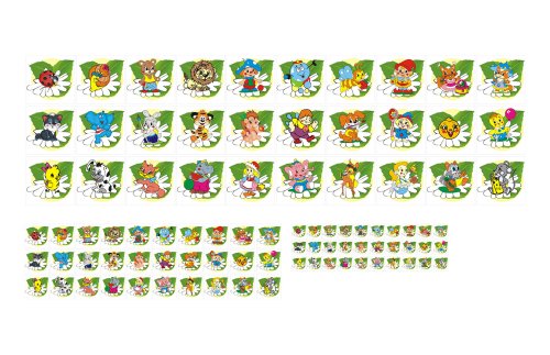 Наклейки маркировочные набор "Ромашка" 8725