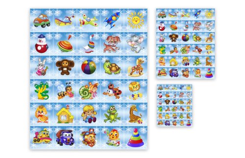 Набор маркировочных наклеек 8875