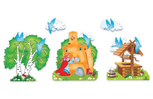 Композиция к сказке "Гуси-лебеди" 9612