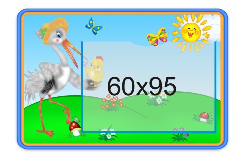 Табличка для маркировки шкафчиков 9866