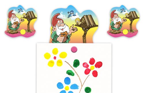 Крепление для рисунка "Гномик2" 3828