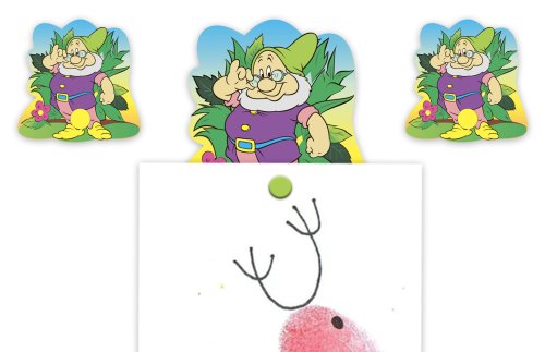 Крепление для рисунка "Гномик3" 3829