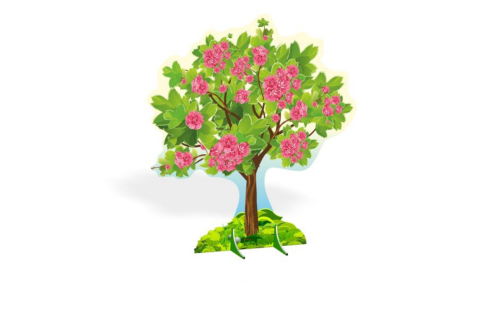 Декорация для праздников "Цветущая вишня" 10823