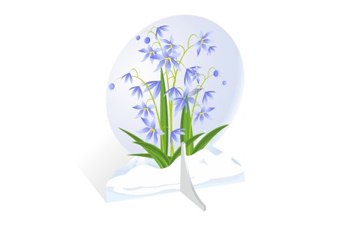 Декорация для детского сада "Подснежники" 10833