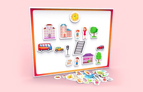 Комплект магнитов "Безопасность/Правильное поведение" по мотивам авторских сказок 10905