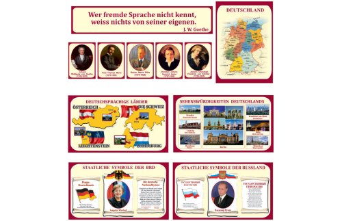 Комплект стендов для кабинета немецкого языка 12079