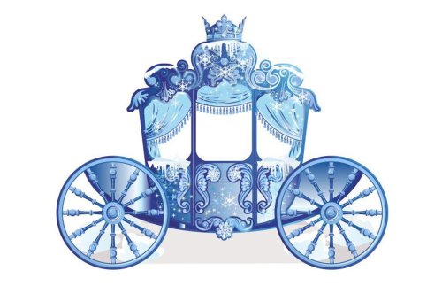 Декорация "Карета Снежной королевы" МДФ 11032
