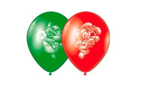 Шары воздушные Веселые друзья (набор 50шт.) 1103—0300