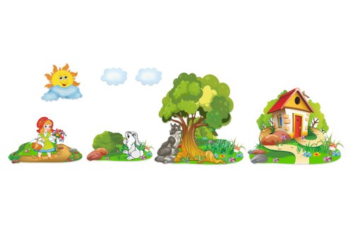 Композиция к сказке "Красная шапочка" 15612