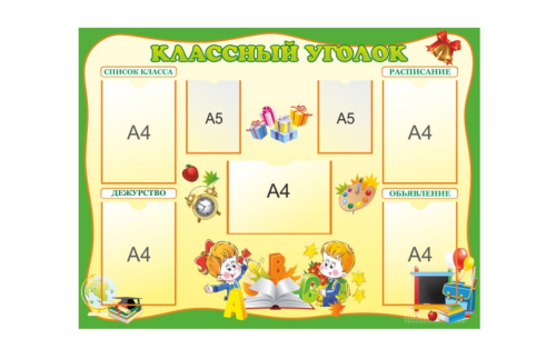 Классный уголок для начальной школы 15670