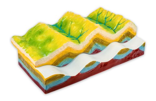 Модель Строение земных складок и эволюций рельефа 16786