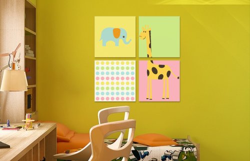 Модульная картина Милые животные 18728