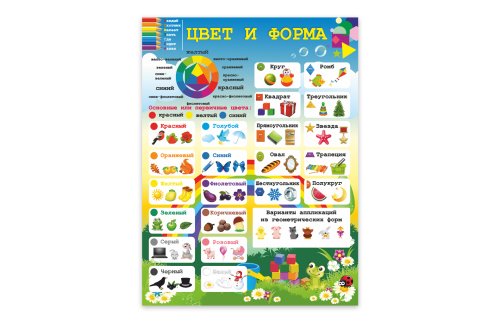 Стенд "Цвет и форма" 31231